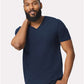 Gildan 64V00 Unisex Softstyle® V-Neck T-Shirt Navy S