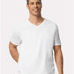 Gildan 64V00 Unisex Softstyle® V-Neck T-Shirt White XS