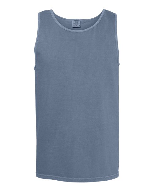 Comfort Colors 9360 Unisex Garment-Dyed Heavyweight Tank Top Blue Jean S