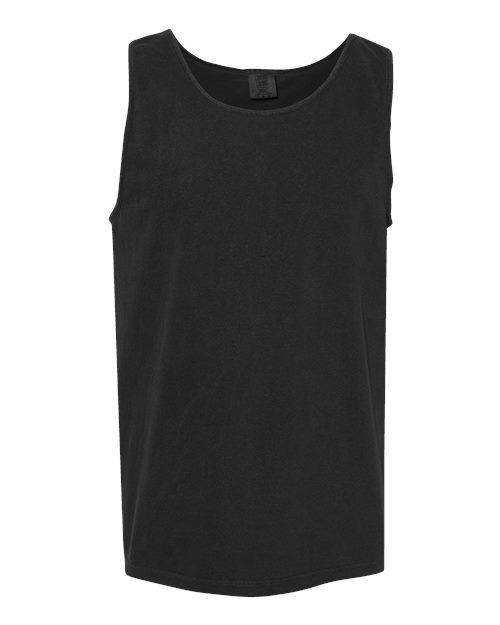Comfort Colors 9360 Unisex Garment-Dyed Heavyweight Tank Top Black XS