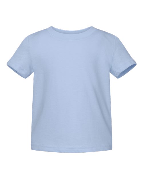 Rabbit Skins 3322 Infant Fine Jersey Tee Light Blue 6M