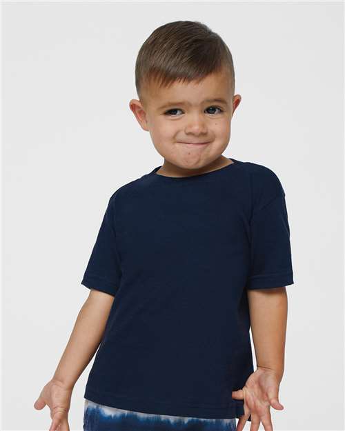 Rabbit Skins 3322 Infant Fine Jersey Tee Navy 6M