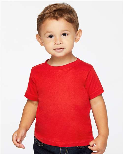 Rabbit Skins 3322 Infant Fine Jersey Tee Red 6M
