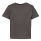 Rabbit Skins 3322 Infant Fine Jersey Tee Charcoal 6M