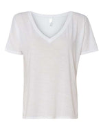Bella Canvas 8815 Women’s Slouchy V-Neck Tee White L