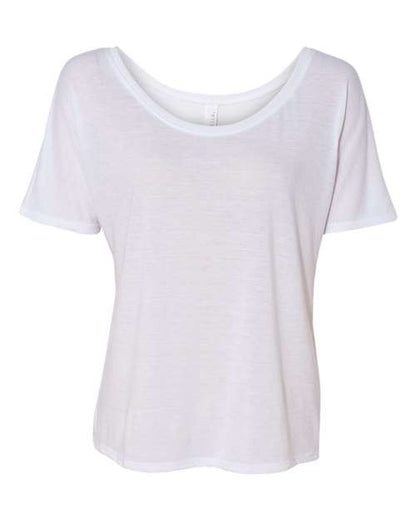Bella Canvas 8816 Women’s Slouchy Tee White XL