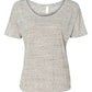 Bella Canvas 8816 Women’s Slouchy Tee White Marble S
