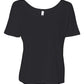 Bella Canvas 8816 Women’s Slouchy Tee Black S