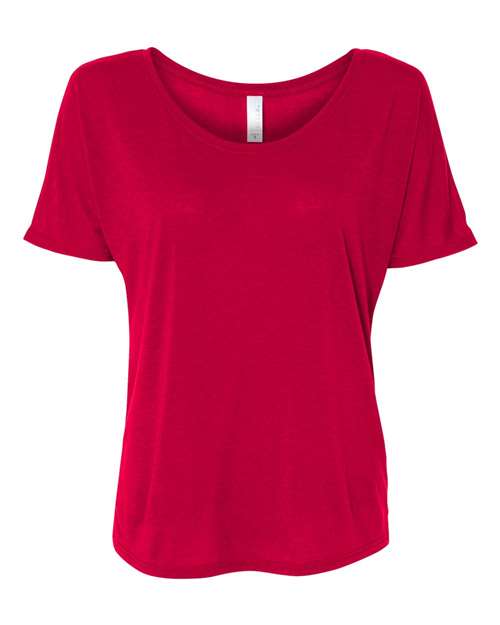 Bella Canvas 8816 Women’s Slouchy Tee Red S