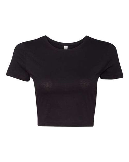 Bella Canvas 6681 Women’s Crop Tee Black XS/S
