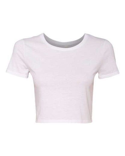Bella Canvas 6681 Women’s Crop Tee White XS/S
