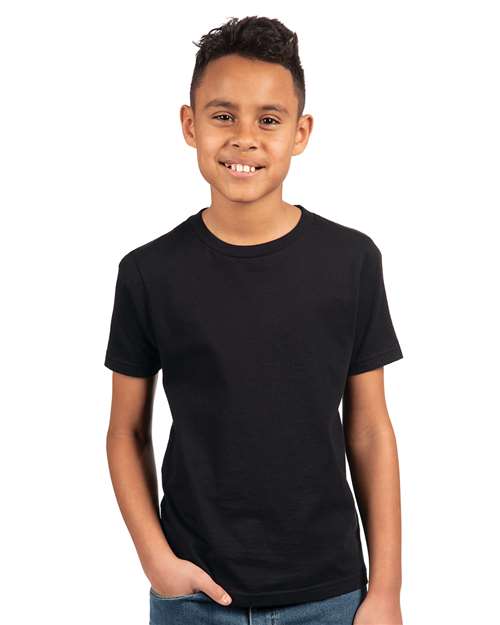 Next Level 3310 Youth Cotton T-Shirt Black XS