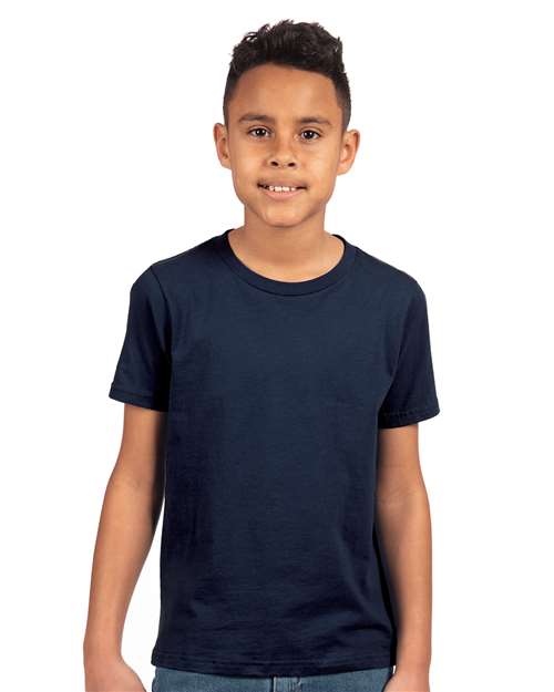 Next Level 3310 Youth Cotton T-Shirt Midnight Navy XS
