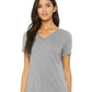 Bella Canvas 6405CVC Women's Relaxed Heather CVC V-Neck Tee