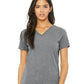 Bella Canvas 6415 Women's Relaxed Triblend V-Neck Tee