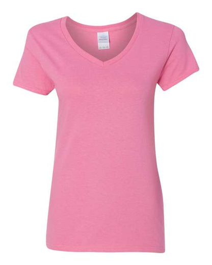 Gildan 5V00L Women's Heavy Cotton™ V-Neck T-Shirt Azalea S