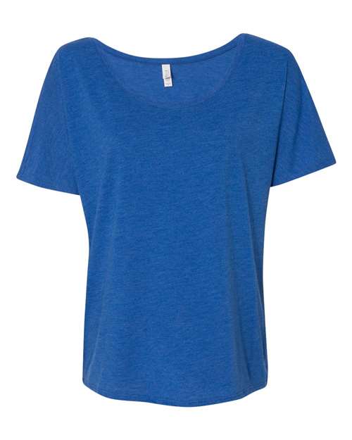 Bella Canvas 8816 Women’s Slouchy Tee True Royal Triblend S