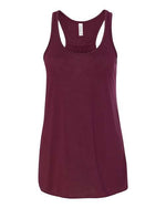 Bella Canvas 8800 Women's Flowy Racerback Tank Maroon XS
