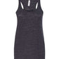 Bella Canvas 8800 Women's Flowy Racerback Tank Charcoal Black Slub S