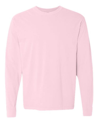 Comfort Colors 6014 Unisex Garment-Dyed Heavyweight Long Sleeve T-Shirt Blossom S