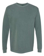 Comfort Colors 6014 Unisex Garment-Dyed Heavyweight Long Sleeve T-Shirt Blue Spruce S