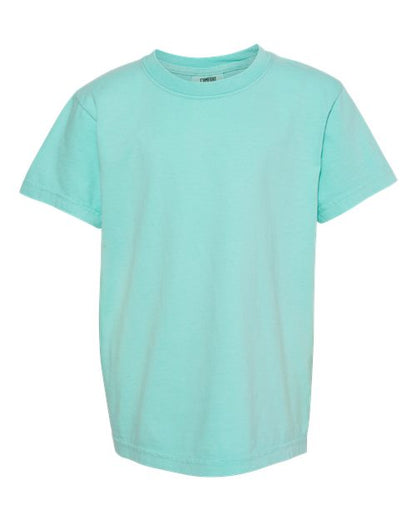 Comfort Colors 9018 Youth Garment-Dyed Heavyweight T-Shirt Chalky Mint XXS