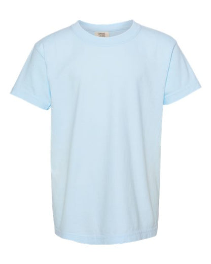 Comfort Colors 9018 Youth Garment-Dyed Heavyweight T-Shirt Chambray XS