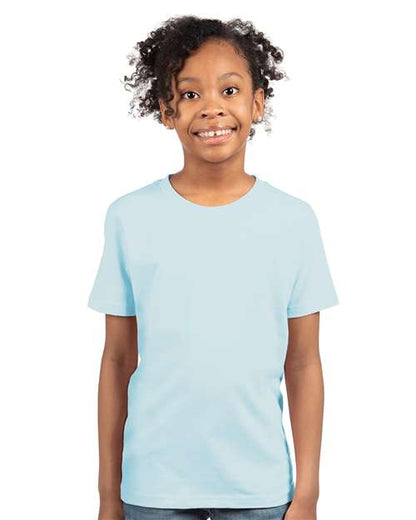 Next Level 3310 Youth Cotton T-Shirt Light Blue XS