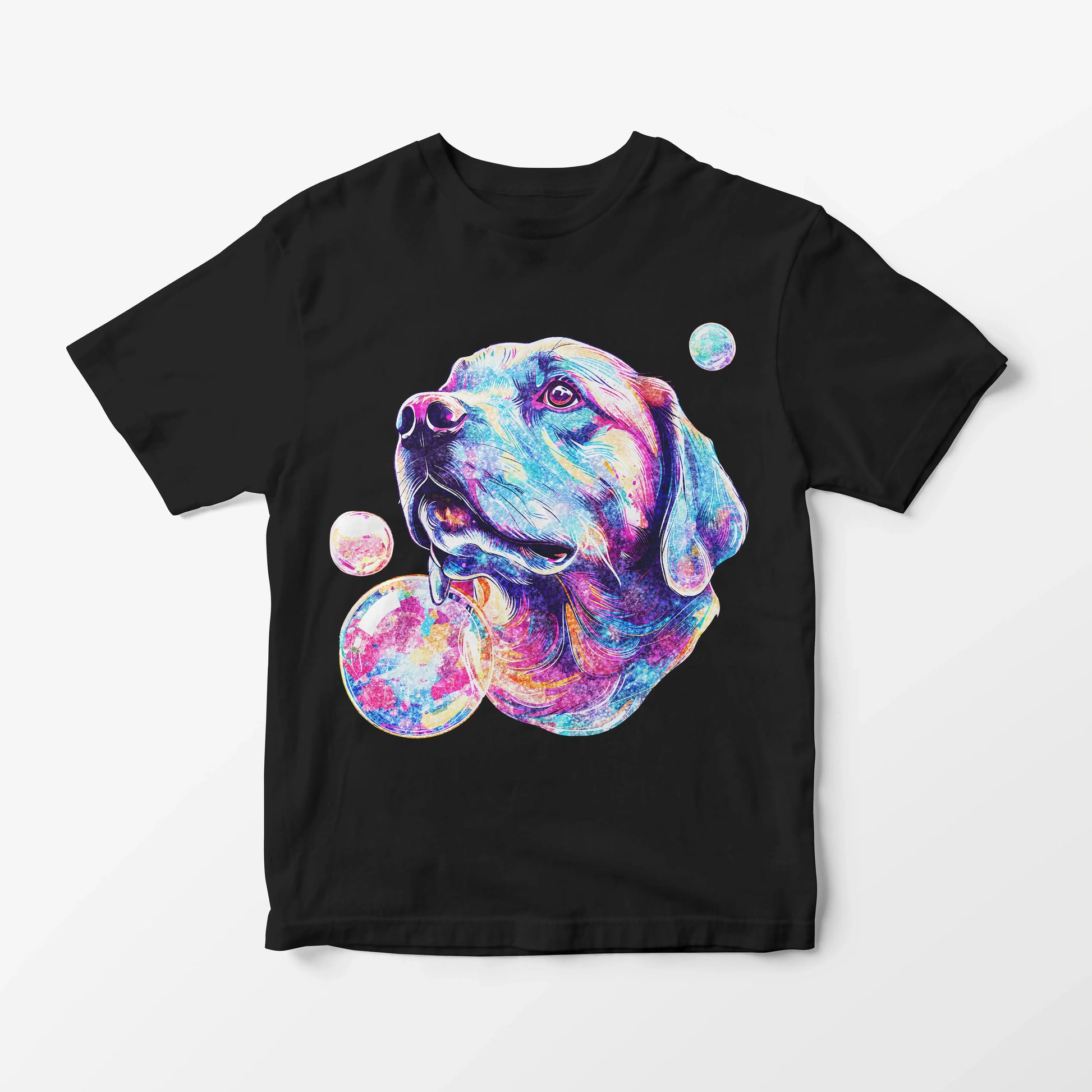 Glitter DTF Black Shirt