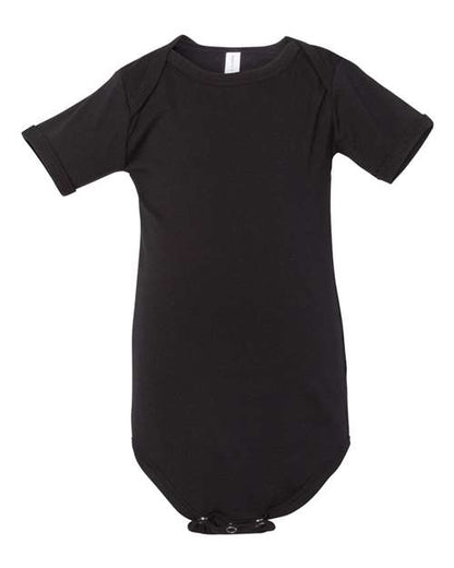 Bella Canvas 100B Infant Jersey One Piece Black 0/3