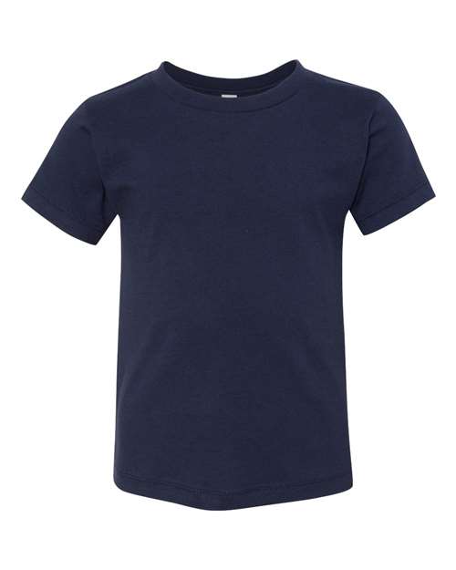 Bella Canvas 3001T Toddler Jersey Tee Navy 2T