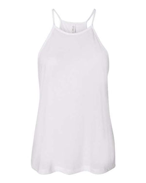 Bella Canvas 8809 Women's Flowy High-Neck Tank White S
