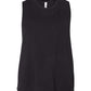 Bella Canvas 6682 Women's Racerback Crop Tank Solid Black Blend S