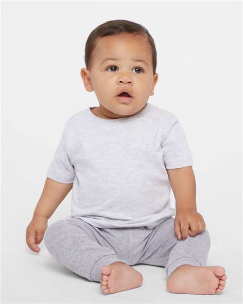 Rabbit Skins 3322 Infant Fine Jersey Tee Ash 6M