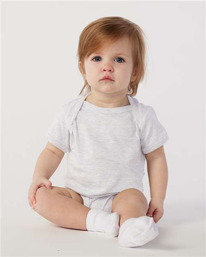 Rabbit Skins 4424 Infant Fine Jersey Bodysuit Ash NB