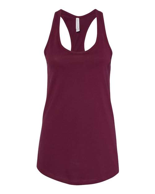 Bella Canvas 6008 Women's Jersey Racerback Tank Maroon S