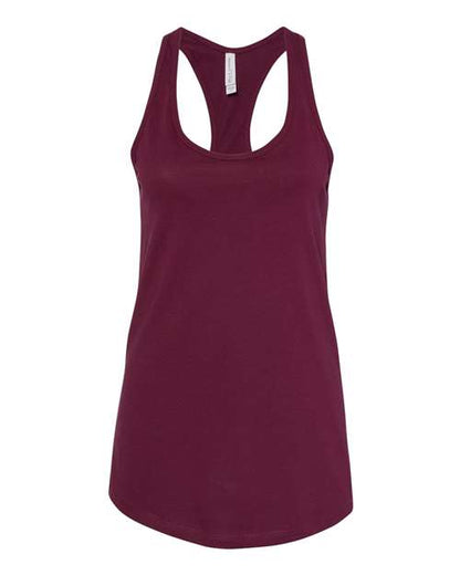 Bella Canvas 6008 Women's Jersey Racerback Tank Maroon S