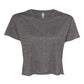 Next Level 5080 Women's Festival Crop Top Charcoal XS