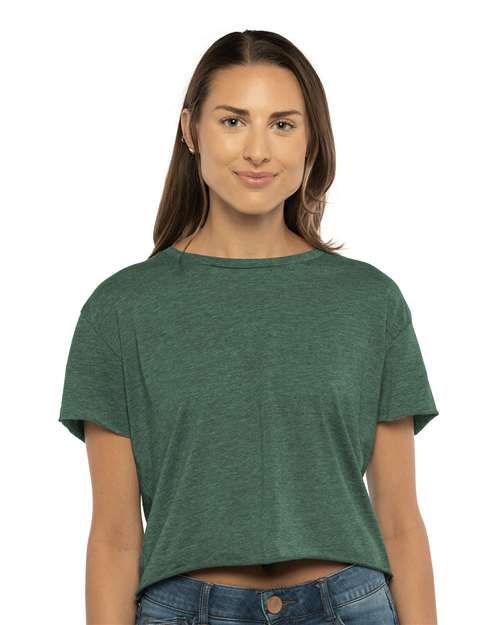 Next Level 5080 Women's Festival Crop Top Royal Pine XS