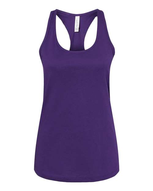 Bella Canvas 6008 Women's Jersey Racerback Tank Team Purple S