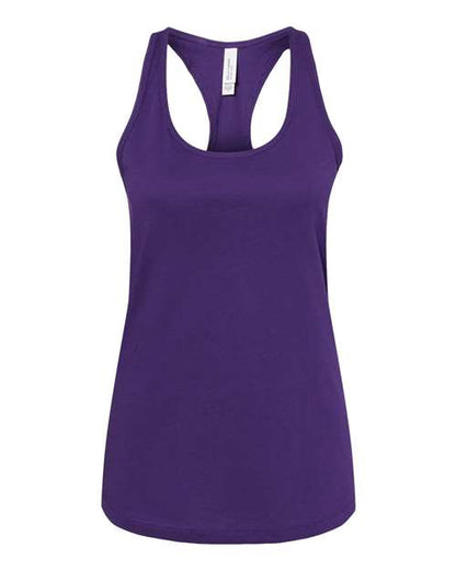 Bella Canvas 6008 Women's Jersey Racerback Tank Team Purple L