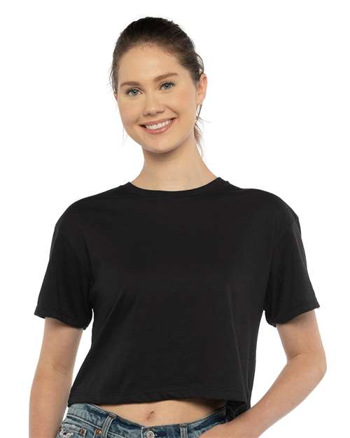 Next Level 1580 Women's Ideal Crop Top Black XS
