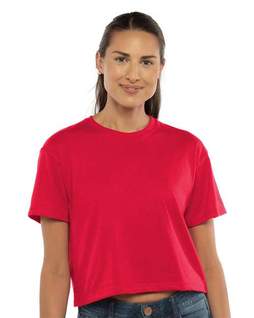 Next Level 1580 Women's Ideal Crop Top Red XS