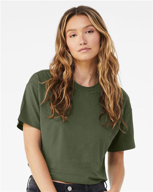 Bella Canvas 6482 Women's Jersey Crop Tee