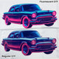 car design Fluorescent DTF Transfers