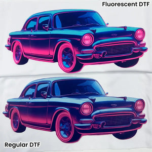 car design Fluorescent DTF Transfers