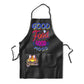 ORGB DTF transfer with colorful design printed on kitchen apron