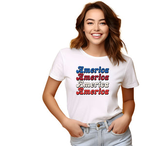 America Retro DTF Transfer