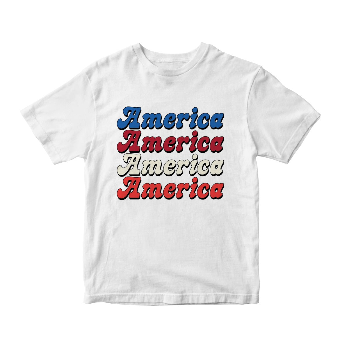 America Retro DTF Transfer