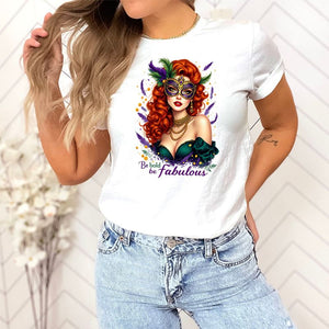 Be Fabulous Masked Woman DTF Transfer